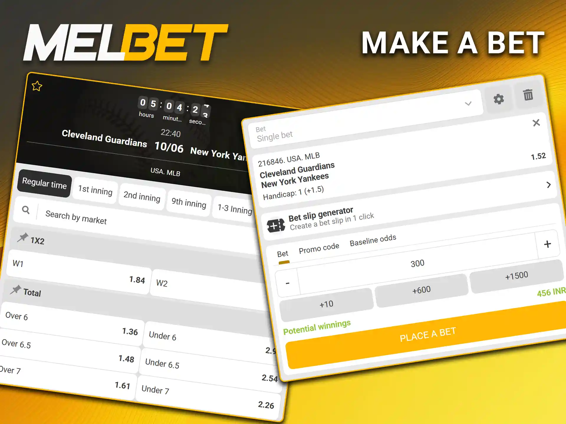 Follow the brief step-by-step tutorial to discover how to make a bet on Melbet.